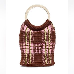 Rachel Comey Accessories Pink Multi Crochet Praia Mini Bag